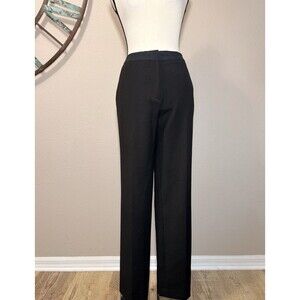 BCBGMaxAzria Dress Pants Trousers Black Straight Leg Size 8 EUC